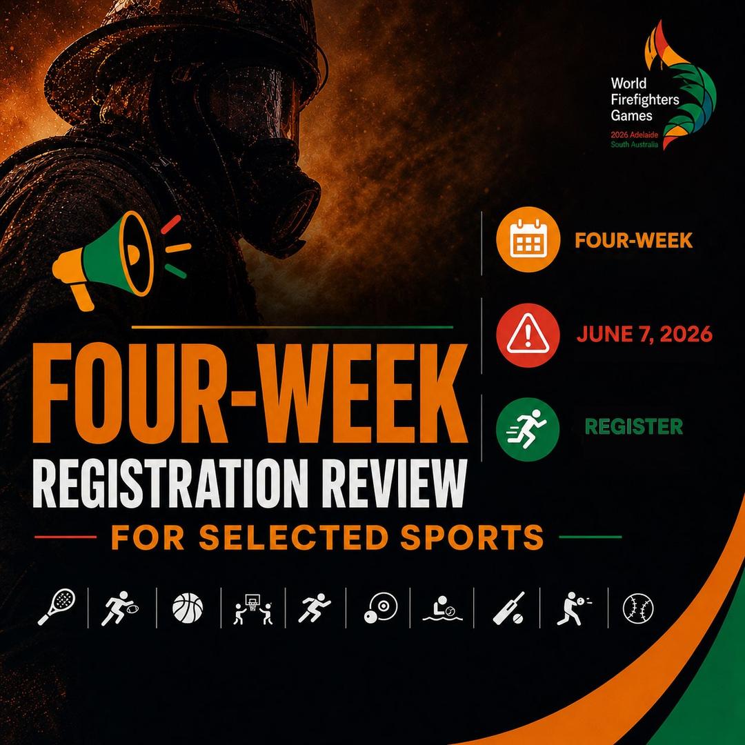 Newsflash: Four-Week Registration Review for Selected Sports