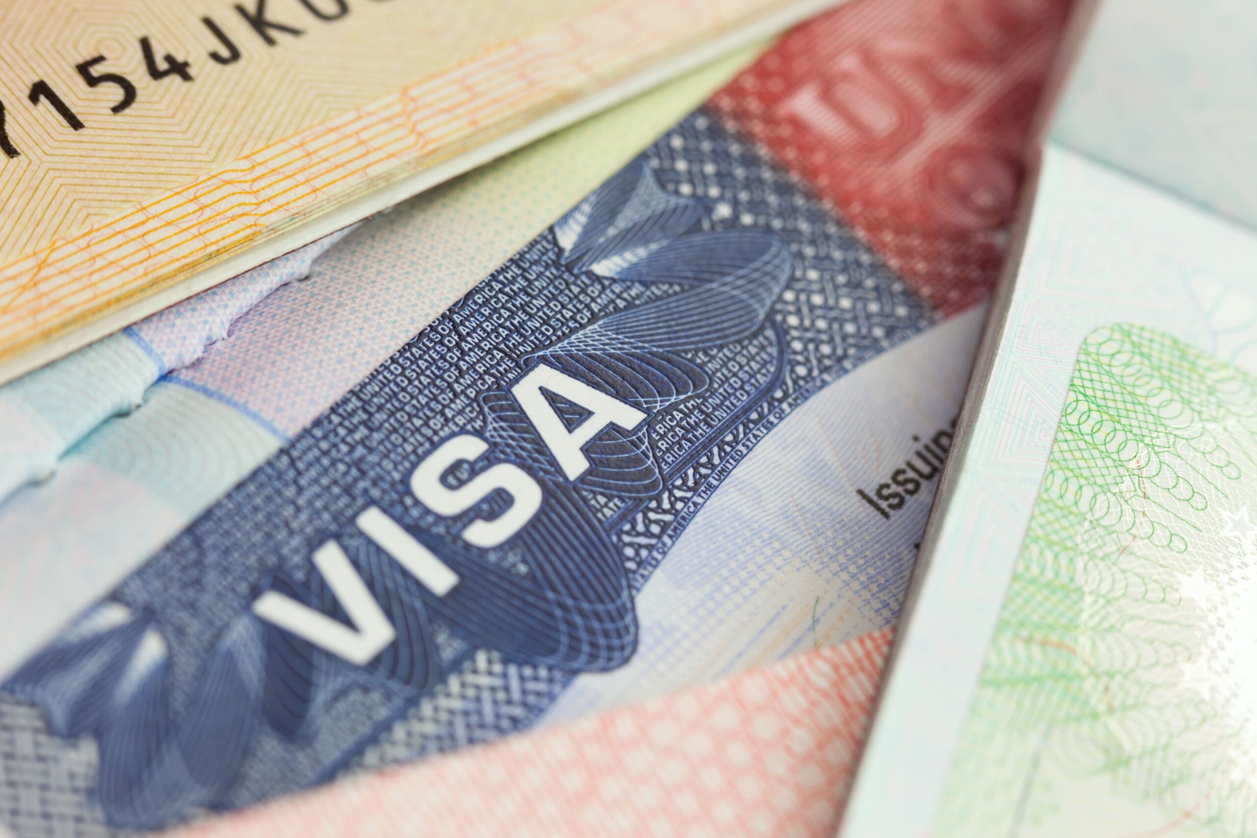Saudi Arabian passport and visa documents